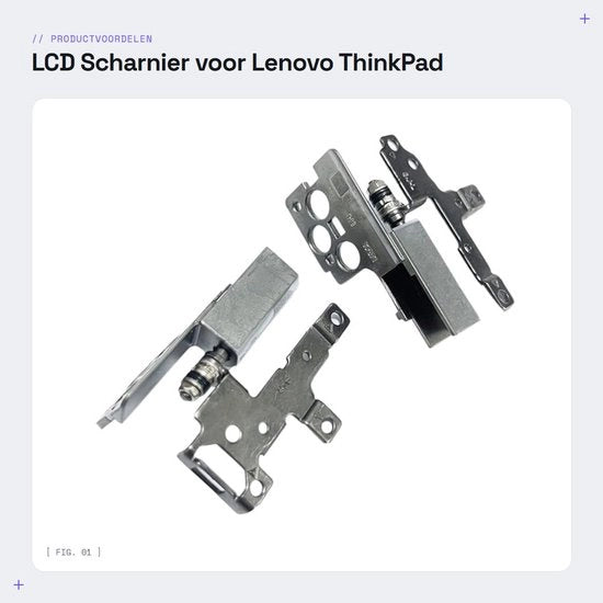 LCD Scharnier per Lenovo ThinkPad L13 Serie