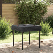 Copertura Tavolo Tinta unita Nero 62 x 62 x 15 cm Tessuto 4106071