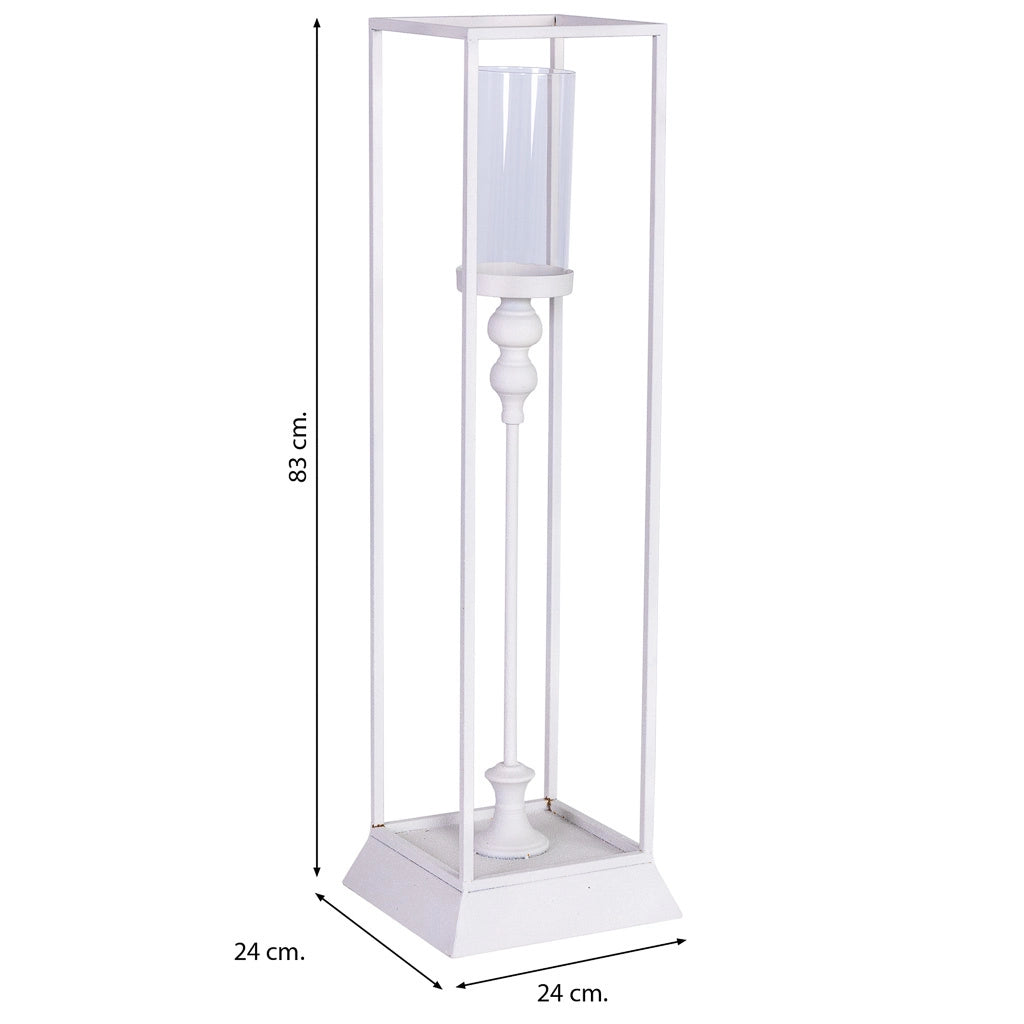 Sala in metallo e legno 120x40x72h cm