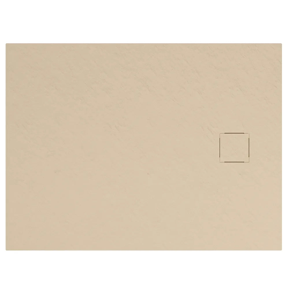 Piatto doccia 70x90 cm colore avorio effetto pietra | Samos