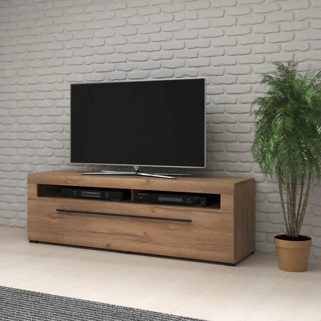 Mobile TV XL 160cm collezione BREDA. Colore quercia. Stile design.