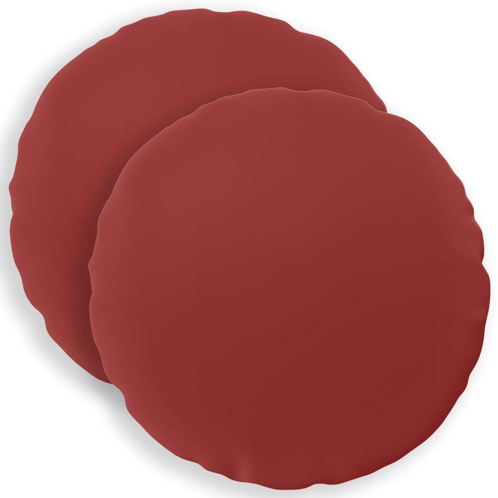 Federa 2 pcs HEERLEN Rosso Vino Ø 40 cm Poliestere 922371