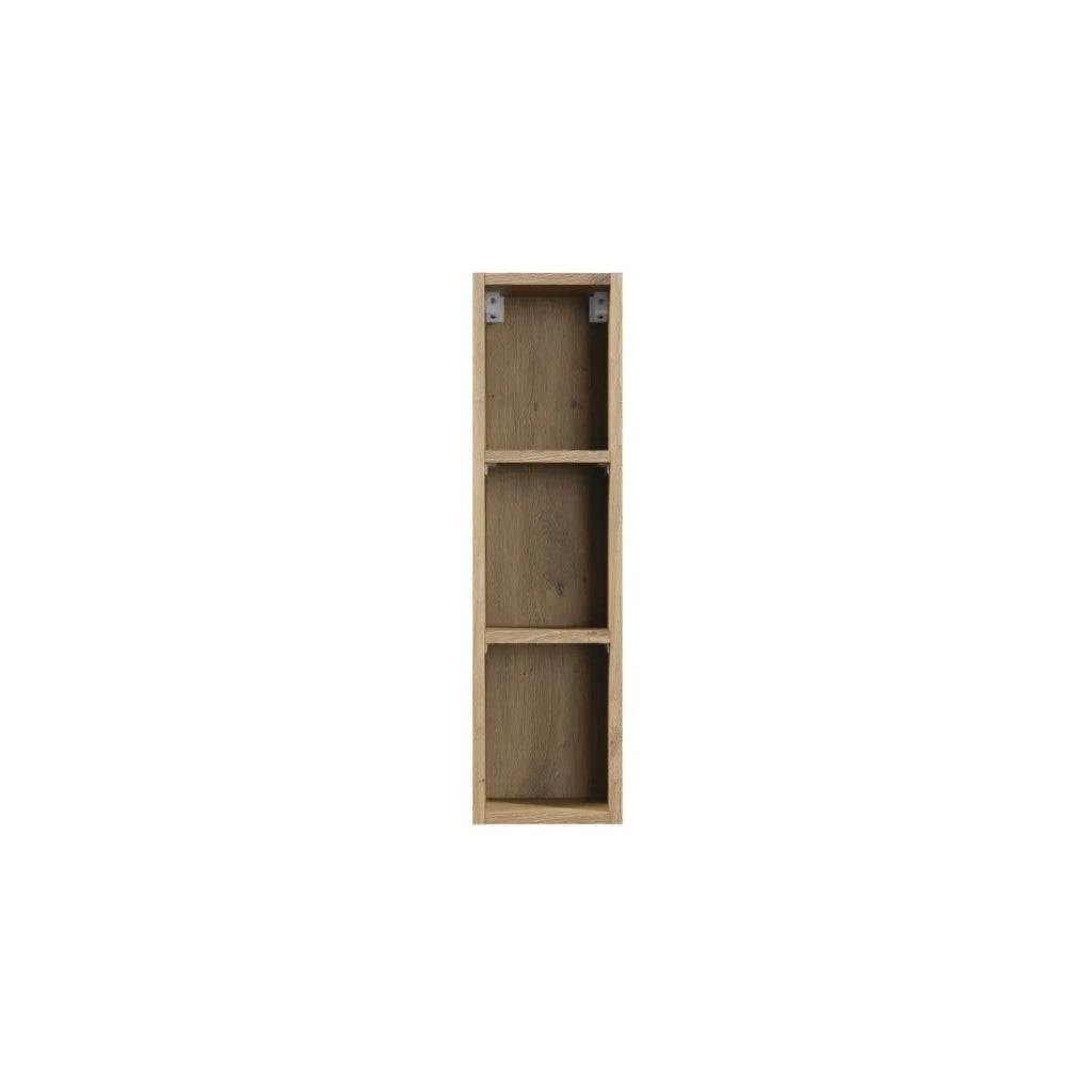 Mobile da muro BRAZZA - 20 cm - Rovere chiaro - Finitura artigianale - Da appendere