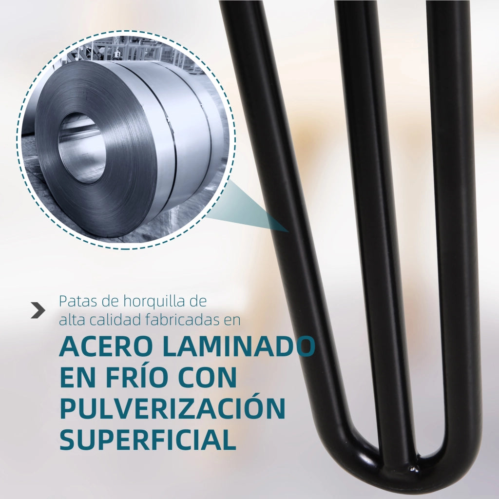 Gambe per Tavolo ¨C Minimal ¨C Nero 12x12x71cm