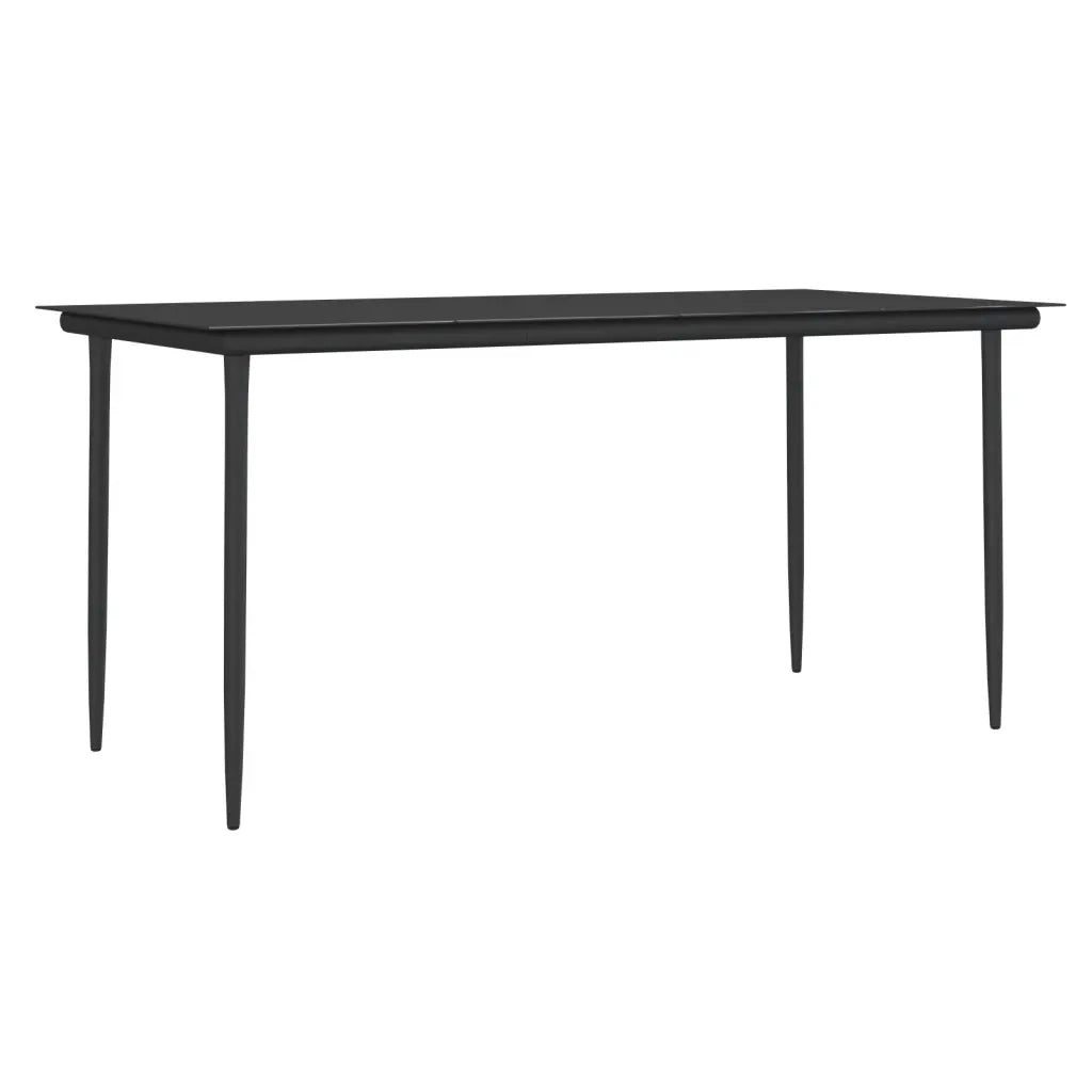 Set Pranzo da Giardino 7 pz con Cuscini in Polyrattan e Acciaio 3186944
