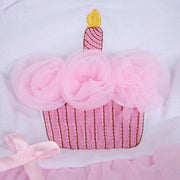 Costume per bambina in rosa per bambole da 20-22 cm
