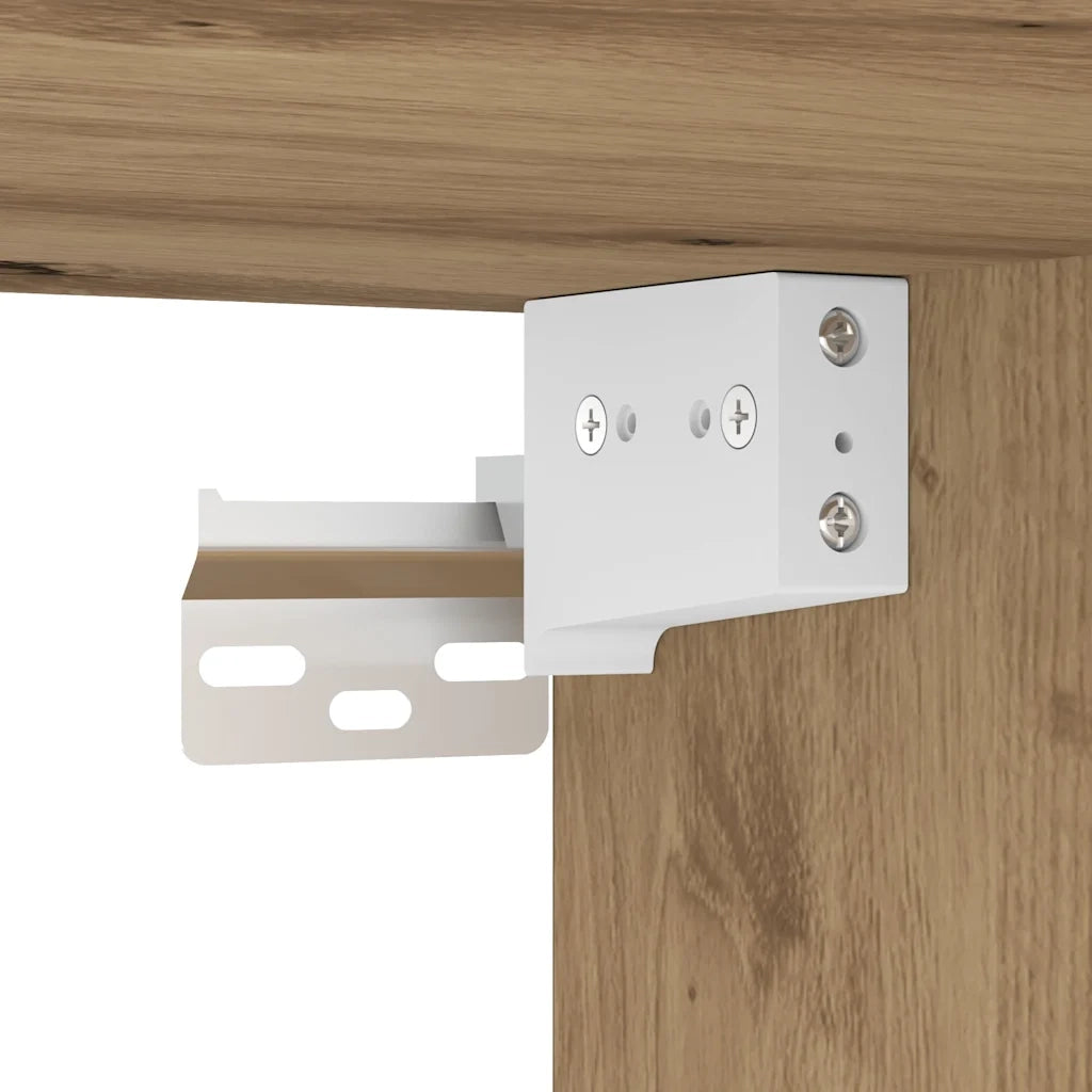 Set di mobili per il bagno 2 pcs Marrone Legno multistrato 3334323