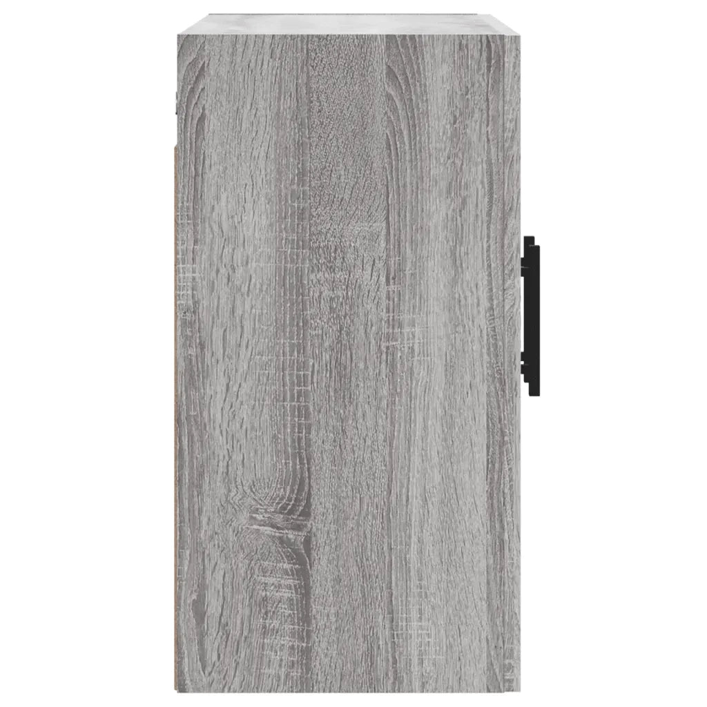 Mobiletto a muro Sonoma grigio 60 x 31 x 60 cm pratico spazio contenitivo a parete design moderno in legno composito grigio 02_0048825