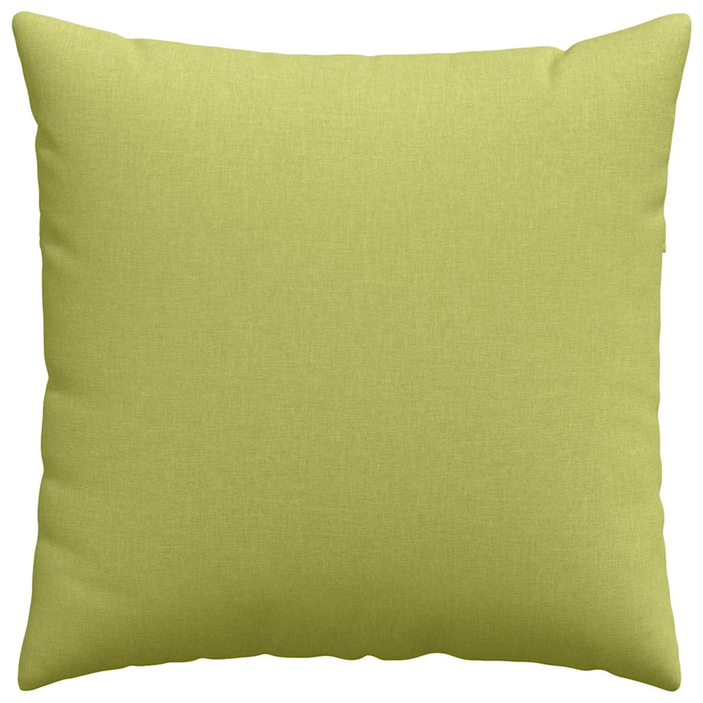 Cuscini da Divano 2 pz | Cuscini per sedie Verde chiaro 60 x 60 cm Tessuto