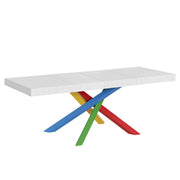 Tavolo Allungabile 180/284x90x77 cm Volantis Premium Bianco Frassino