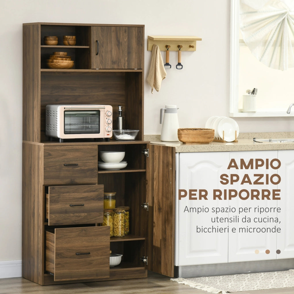 Credenza con 3 Cassetti e Ante ¨C Minimal ¨C Legno Massello
