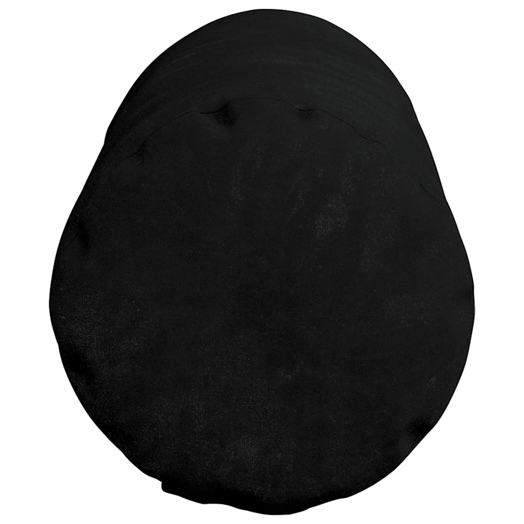 Cuscini a rullo 2 pz | Cuscini per sedie Nero ? 15 x 40 cm Tessuto in Microfibra