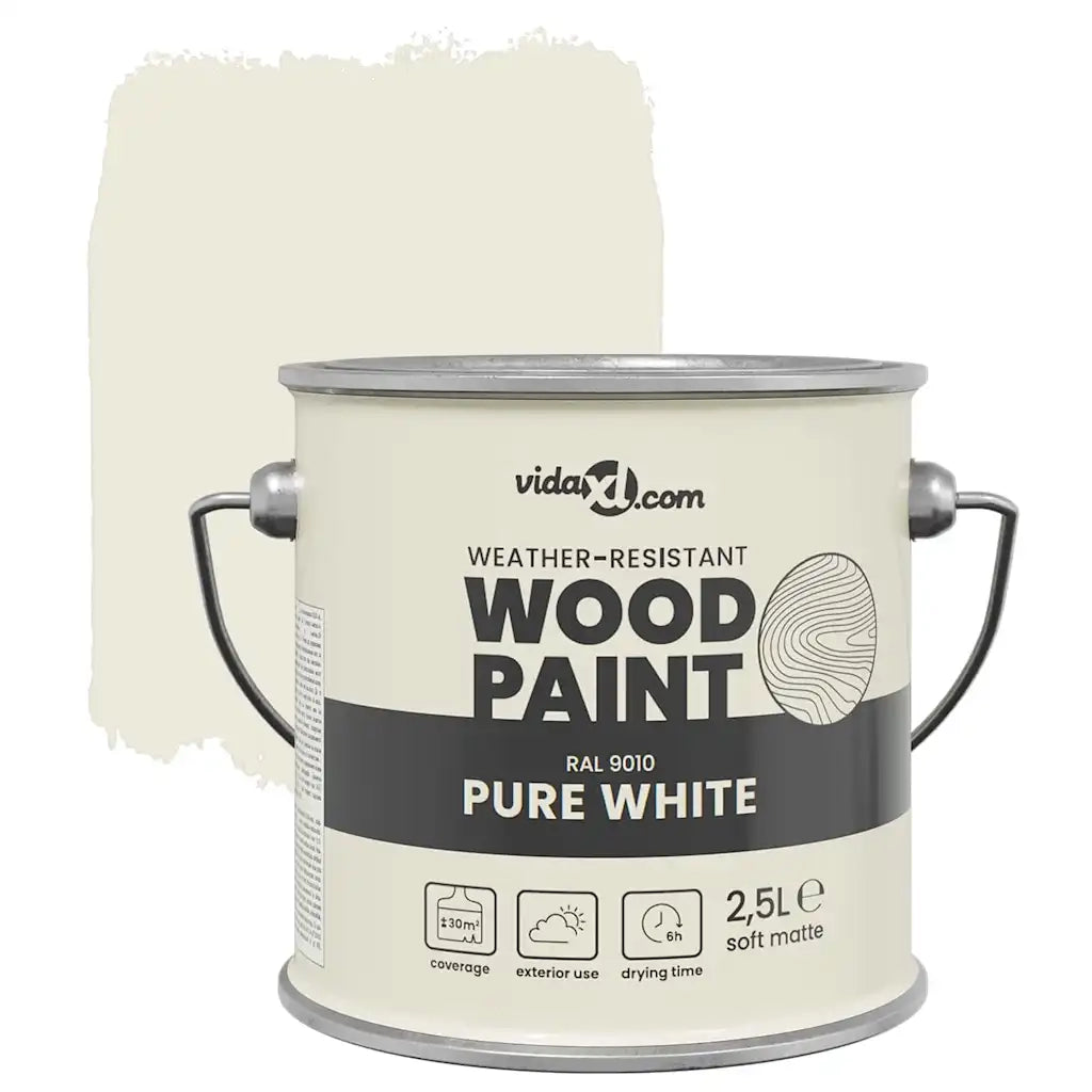Vernice per legno Bianco 2,5 L Stampa da parete 4008537