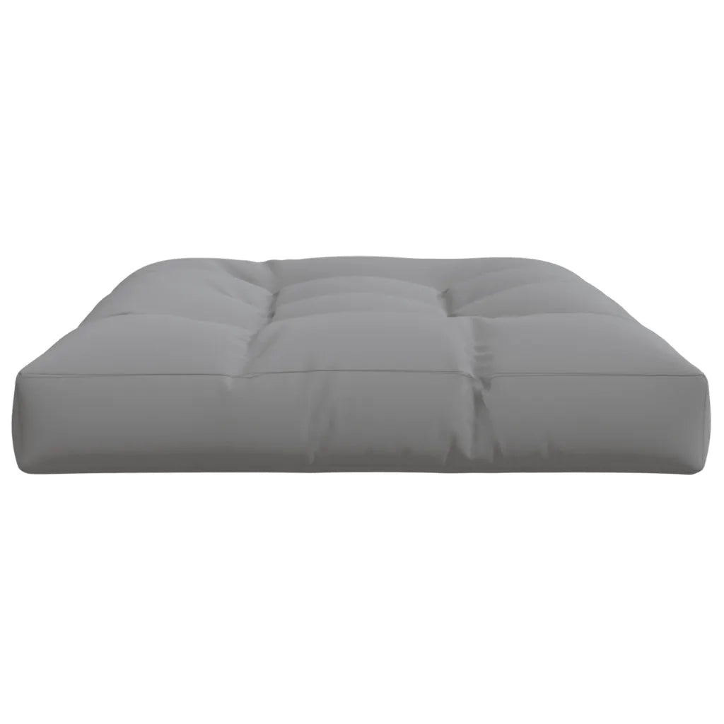 Cuscino per Pallet Grigio 120x80x12 cm in Tessuto 360514