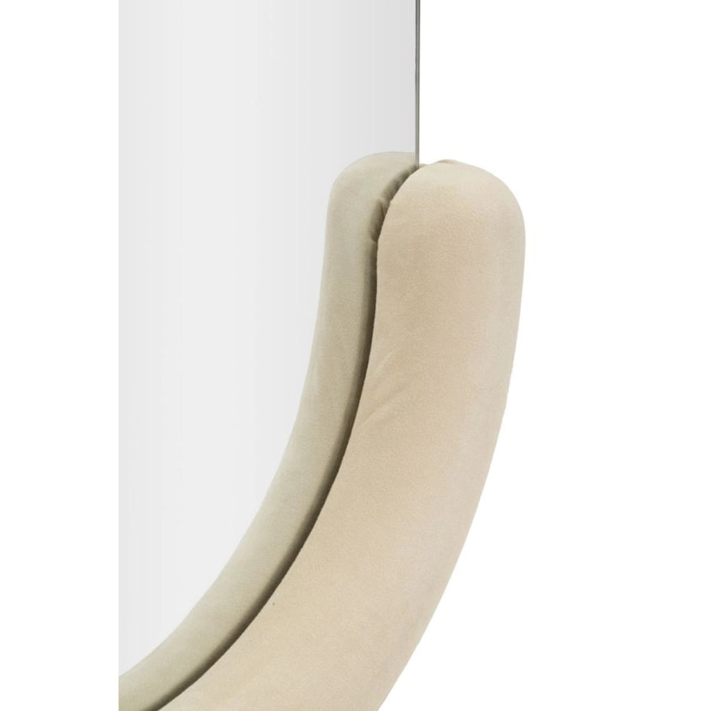 Specchio con Cornice Ecci, Beige, MDF, 60x7x160 cm