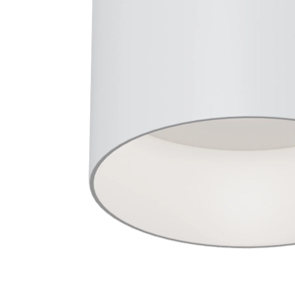 Maytoni Lampada da soffitto moderna Slim 1 luce GU10 bianco alluminio