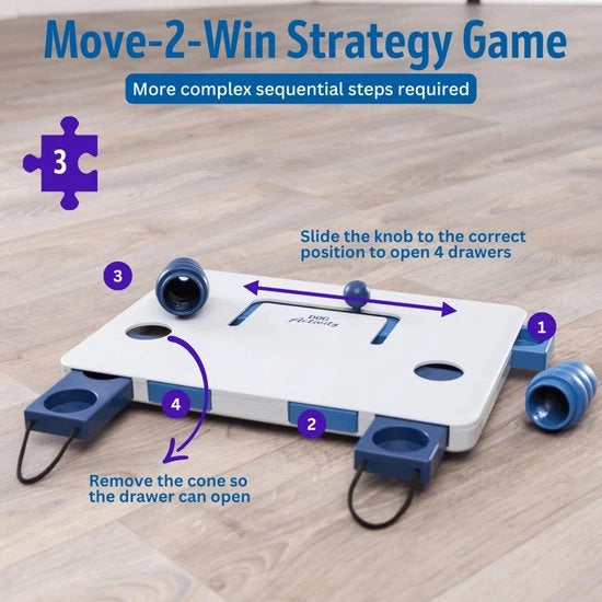 Strategie di Attività per Cani, Livello di Addestramento 3, Ordinato, 34 x 13 x 5,7 cm