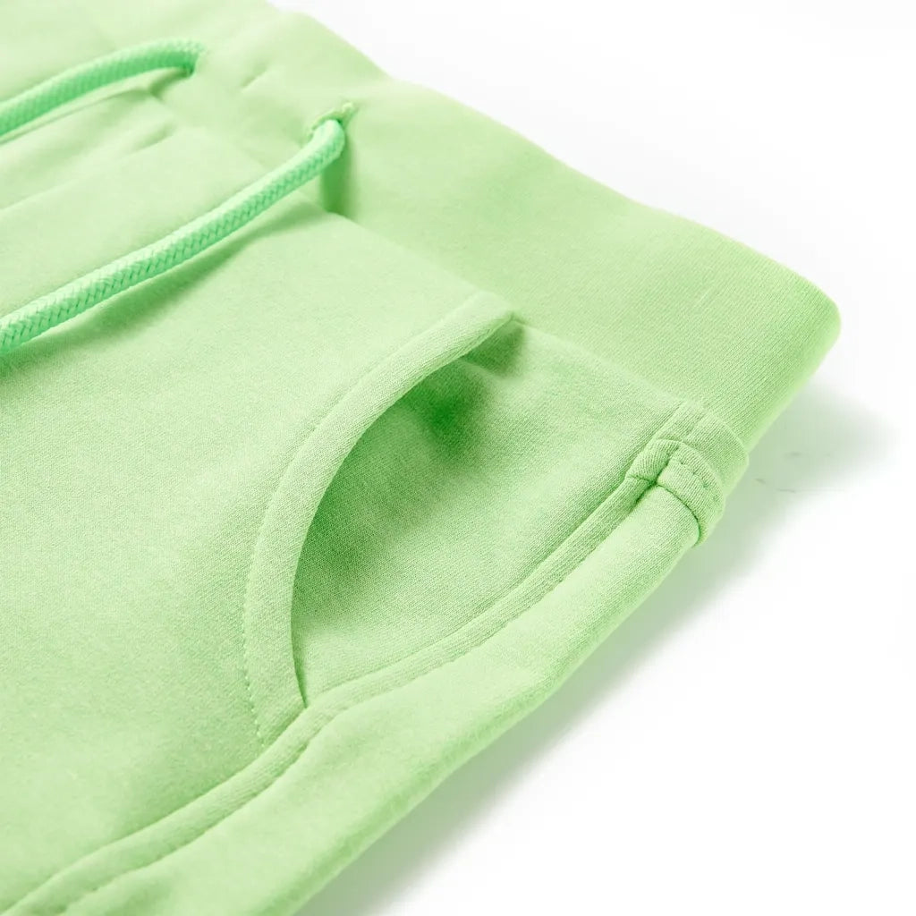 Pantaloncini da Bambino Verde Fluo 128 12507