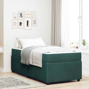 Struttura del letto-Giroletto Verde Scuro 90 x 190 cm Tessuto 304127