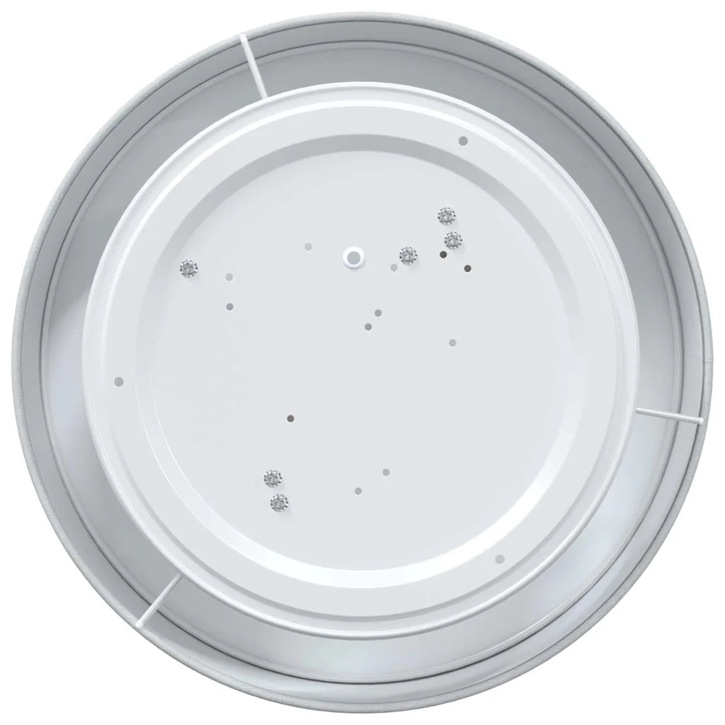 Lampada da soffitto Grigio 38 x 38 x 13,5 cm Tessuto 42001208