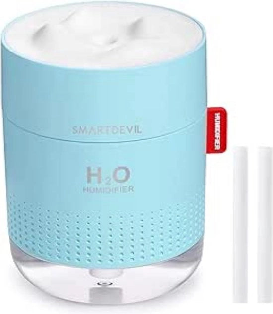 Umidificatore - 500ml Capacità - Modalità Silenziosa - Funzione di Luce Notturna