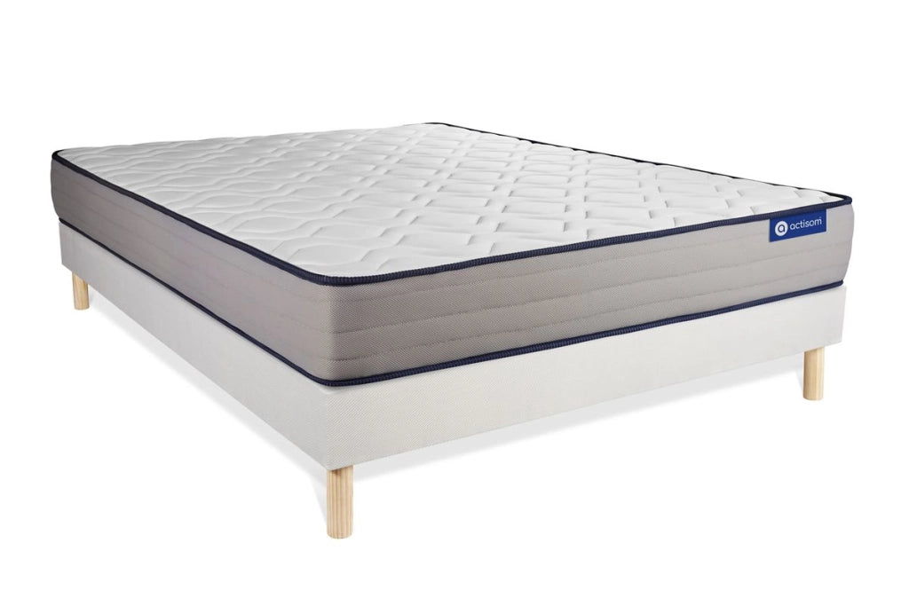 Kit rete e materasso Actiflex form 120x210cm - Spessore : 22cm - Molle insacchettate e memory foam - rigido