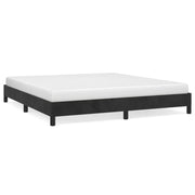 Letto matrimoniale | Letto per adulti | Giroletto senza Materasso Nero 180x200 cm in Velluto