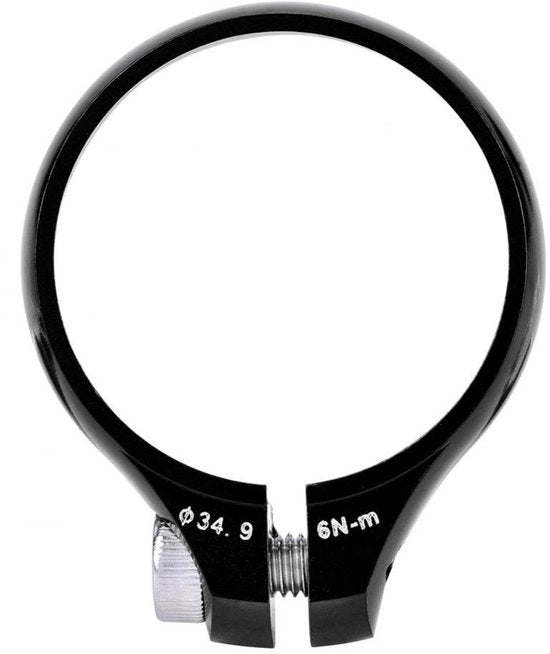Fermo Sella Bicicletta - Rilascio Rapido - Solido e Duraturo - Nero - Fermo Sella Bicicletta - Adatto per MTB e biciclette da corsa - 34.9mm