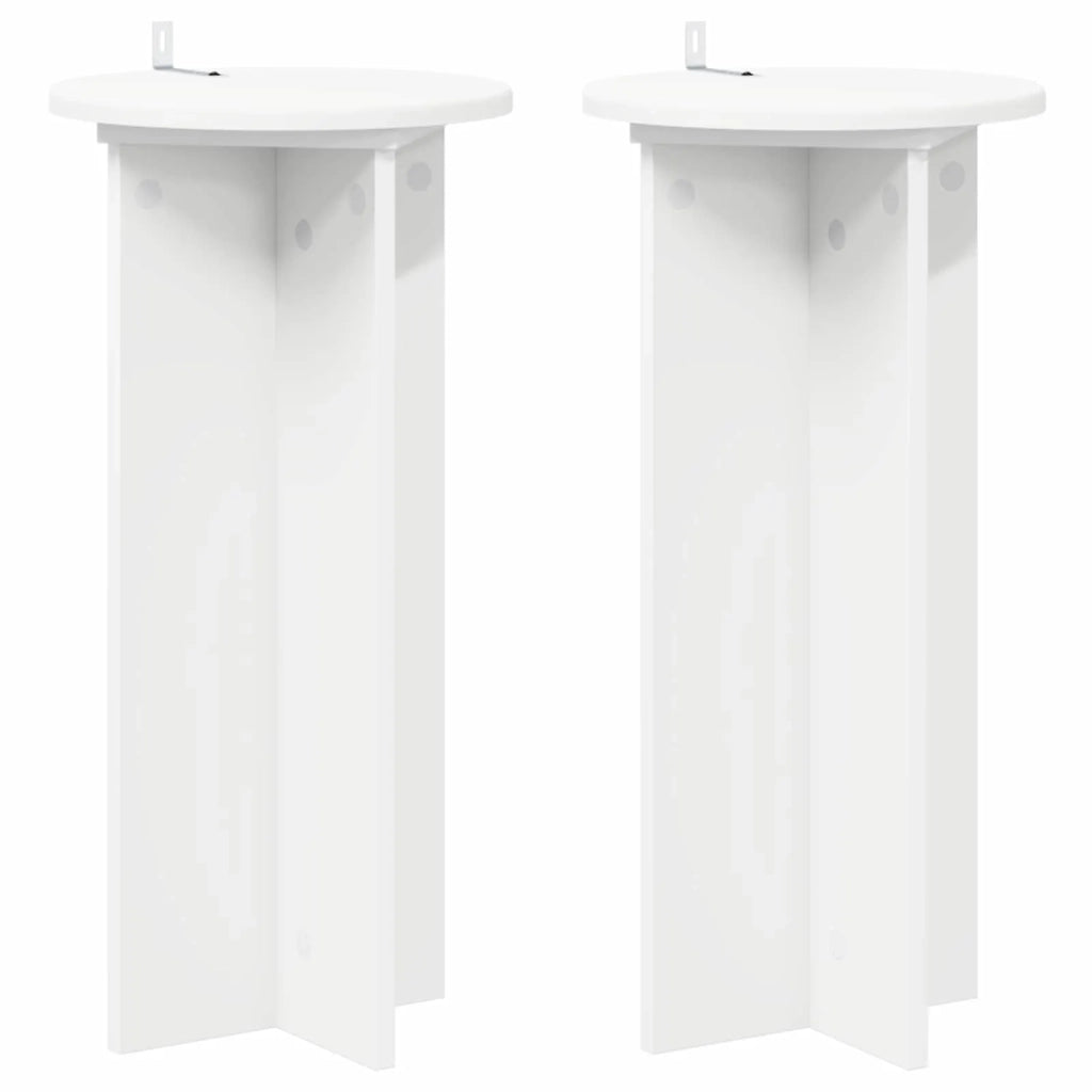 Supporto per piante | Sostegno per piante 2 pz Bianco ?29,5 x 60 cm