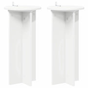 Supporto per piante | Sostegno per piante 2 pz Bianco ?29,5 x 60 cm