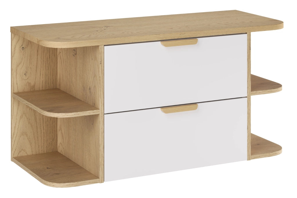 Set mobili bagno 100 cm con piano Aster White 100 cm