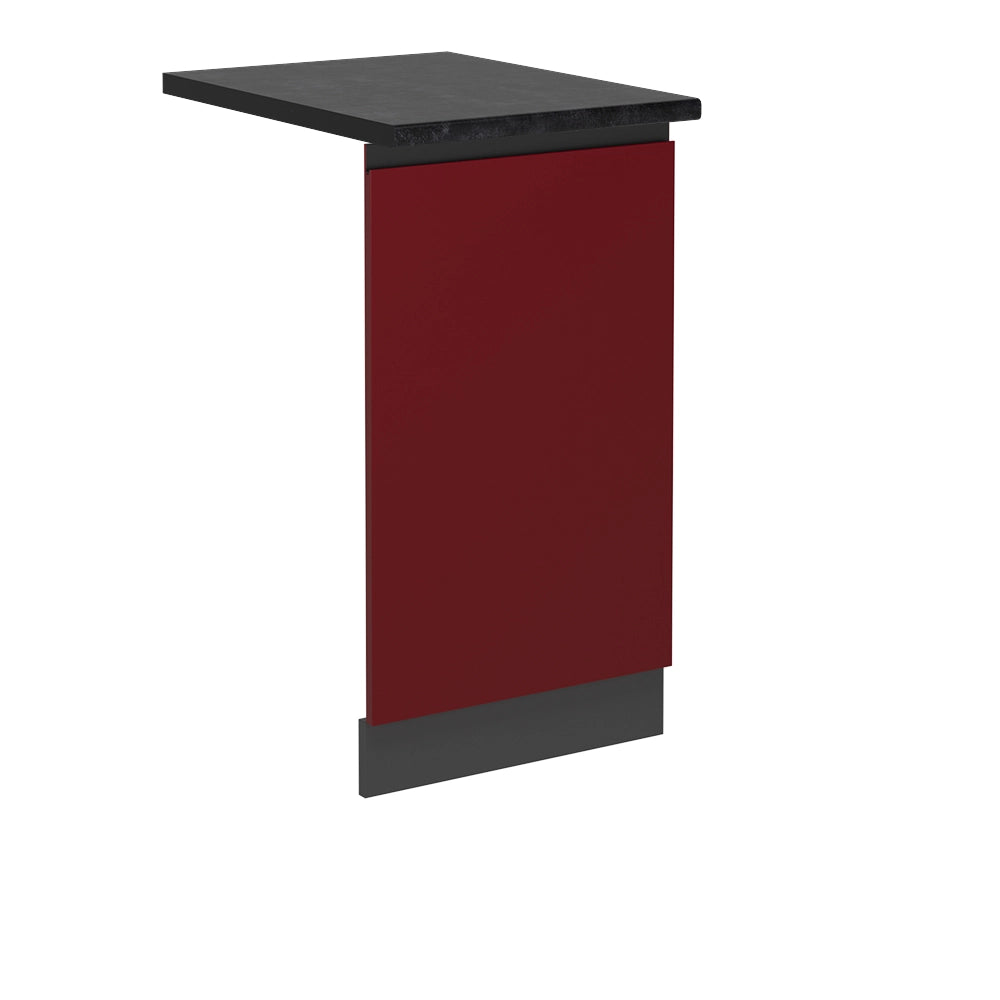 Pannello frontale della lavastoviglie R-Line Rosso/Antracite 45 cm J-Shape, PL Antracite Vicco