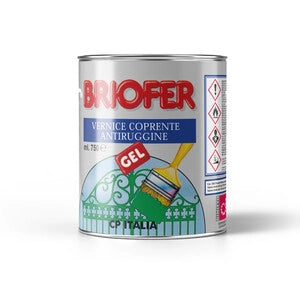 SMALTO BRIOFER ANTIRUGGINE GEL 0,75L AVORIO- 6,0 pz