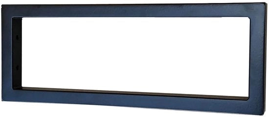 Console per wc in acciaio - nero a specchio - 1 pezzo