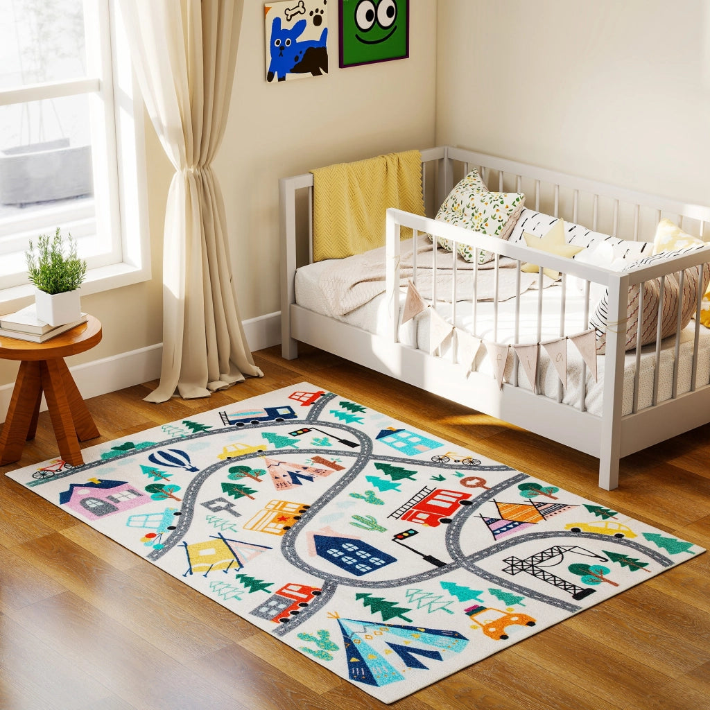 Tappeto Autostrada ¨C Minimal ¨C Bianco