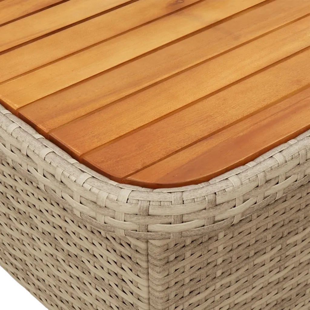 Set Divani da Giardino 3 pz con Cuscini in Polyrattan Beige 3262446