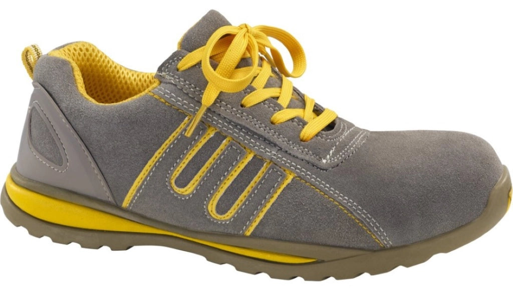 Scarpe Bassa Scamosciata Beige Pelle Giall - Fab