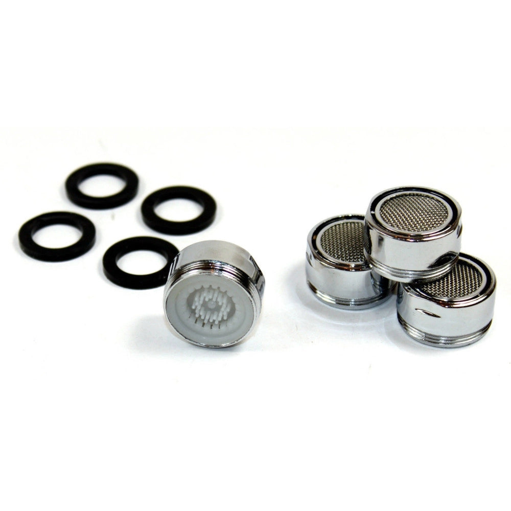 Trade Shop - Set 12 Pezzi Filtri Filtrini Acqua Filettatura Guarnizione Aeratore Rompigetto -