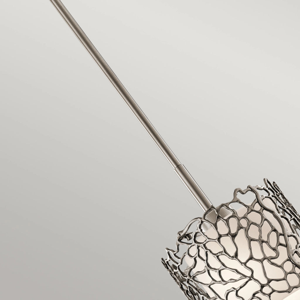 Lampada sospesa Silver Coral pewter E27 60W Kichler