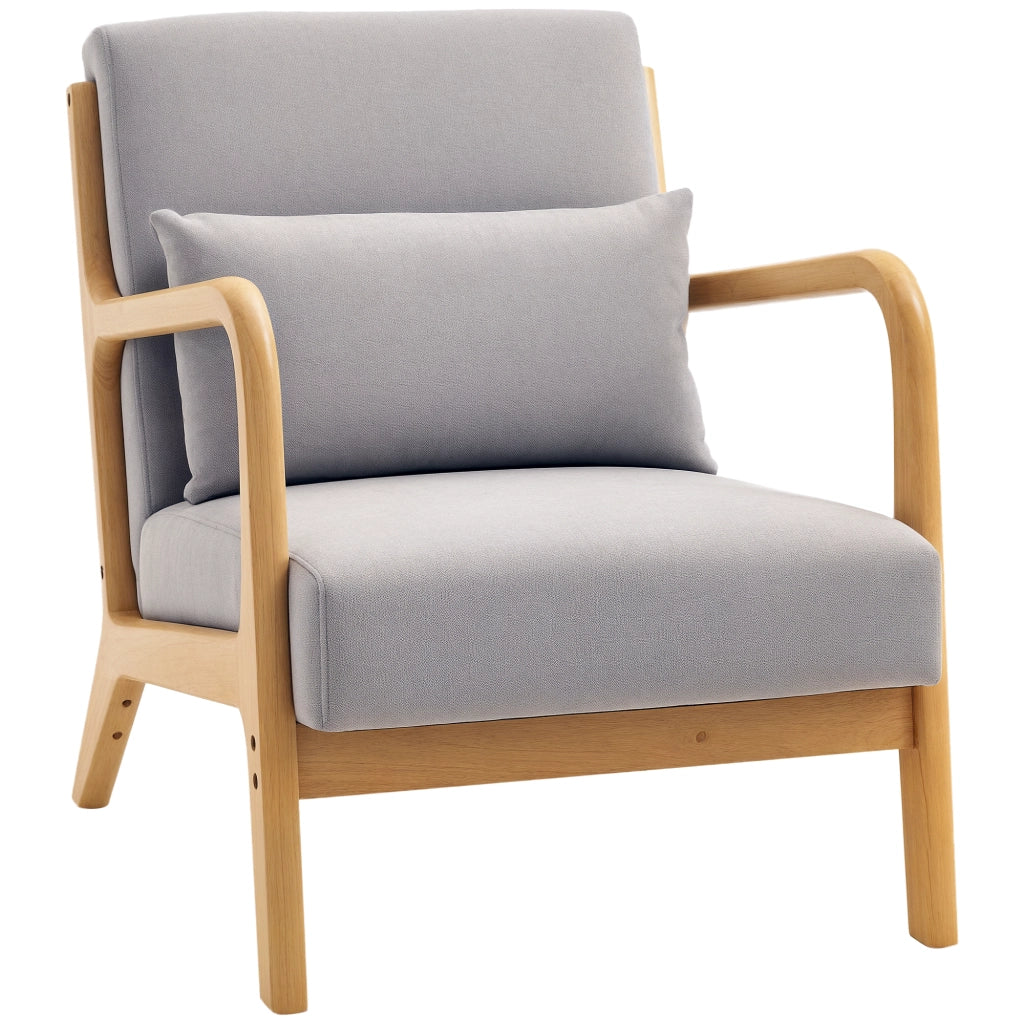 Poltrona Lounge Elegante ¨C Minimal ¨C Tessuto Velluto Grigio Scuro