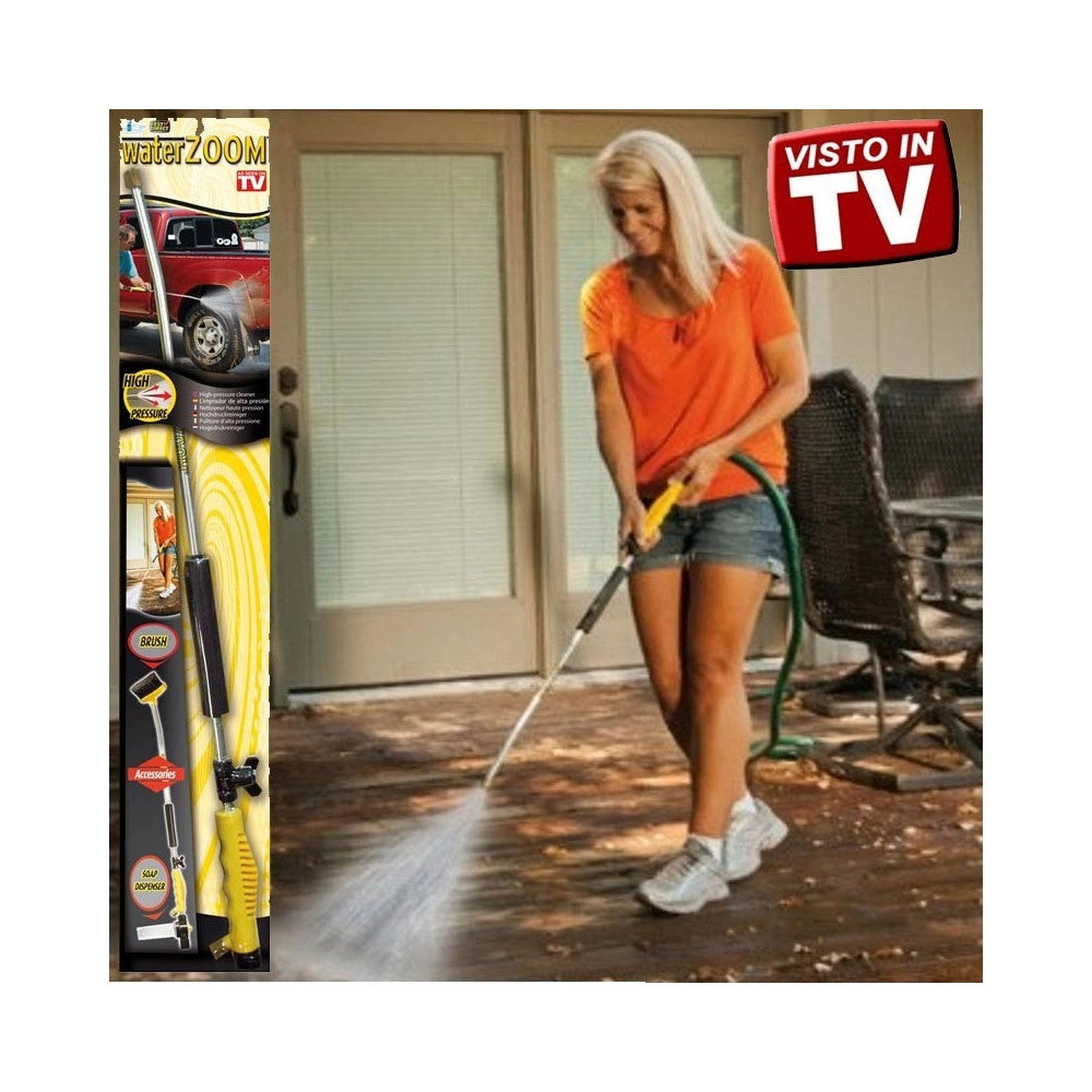 Trade Shop - Lancia Ad Alta Pressione Senza Idropulitrice Pulitore Con Bocchette Water Zoom -