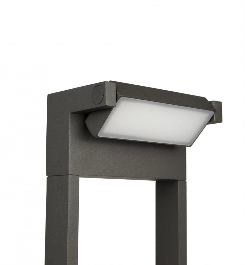 Lampione da giardino 78 cm LED 10W grigio IP54 RT-780