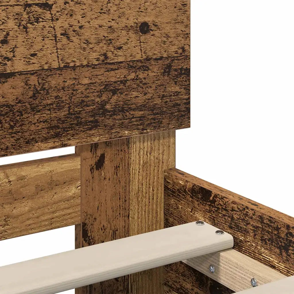 Struttura del letto con testiera Legno vecchio 150 x 200 cm 3403604