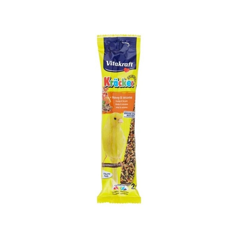 KRACKER AL MIELE E SESAMO PER CANARINI 2 PEZZI DA 60 GR