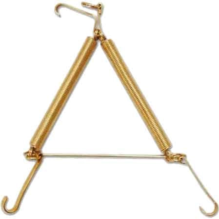 APPENDIPIATTI A MOLLA n° 2 - per  EE ? 16 EE ·25 cm - 10 pezzi