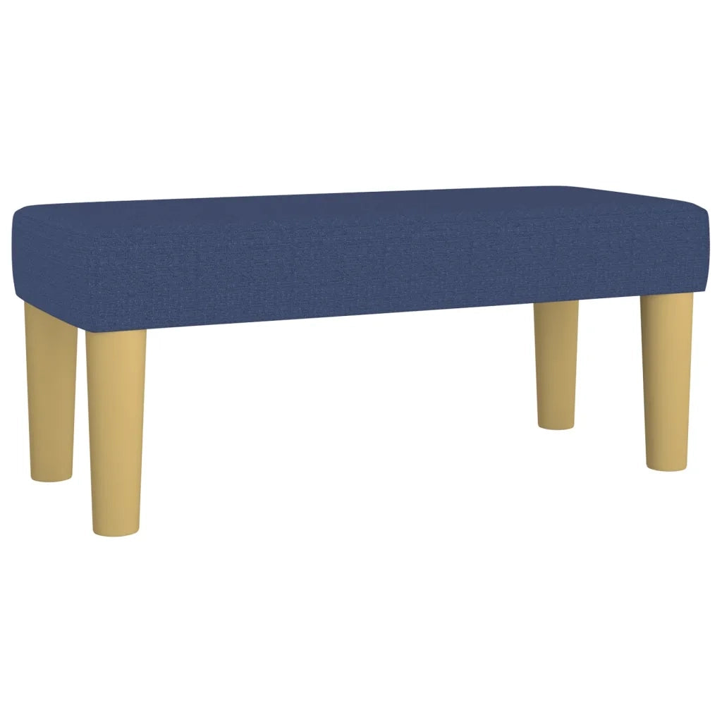 Panca-Sgabello Blu 70x30x30 cm in Tessuto 180130