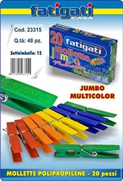 MOLLETTE POLIPR. JUMBO FATIGATI CON DA 20 PEZZI ( 5 CONF)