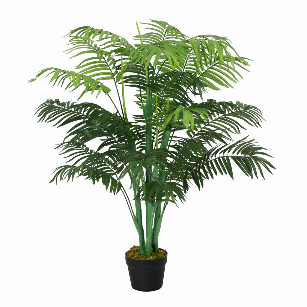 Palma Artificiale 125cm ¨C zephmum ¨C Verde in Vaso per Giardino Balcone