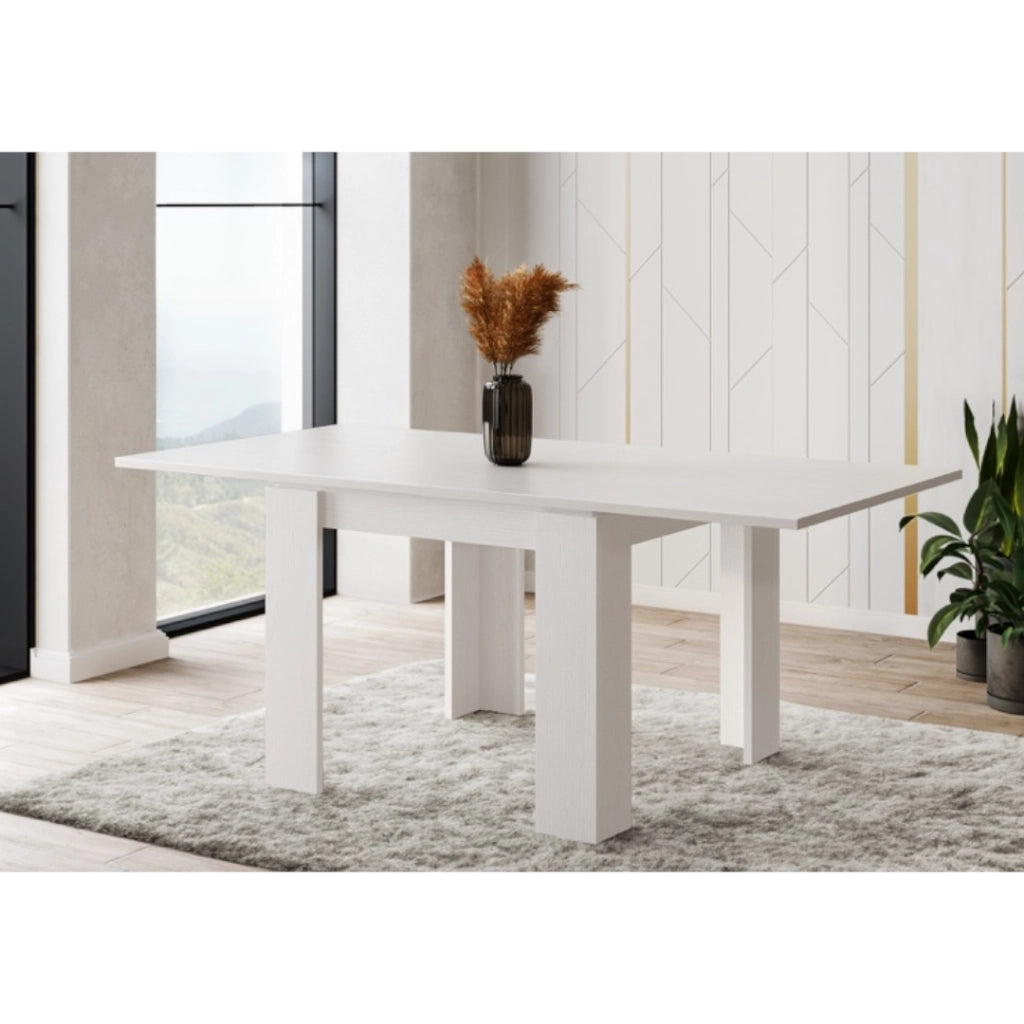 TAVOLO ULRICH A LIBRO 90/180X90XH78.5CM LARICE