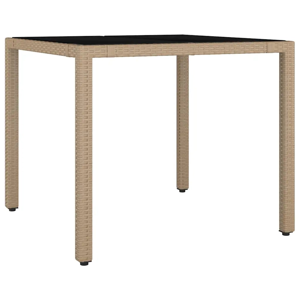 Set da Bistrò da Giardino 5 pz con Cuscini Beige in Polyrattan 3277097